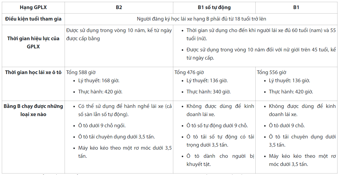 Từ 1/1/2025, chỉ còn giấy phép lái xe hạng B, bằng B1, B2 có còn được sử dụng?- Ảnh 5.