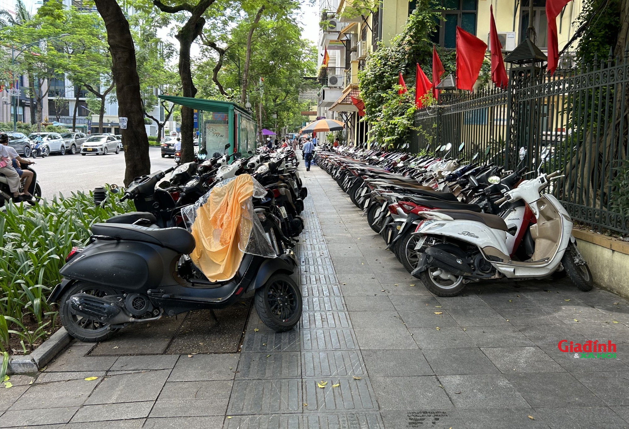 Công an phường Trần Hưng Đạo xử lý hàng loạt bãi xe không phép sau phản ánh của Gia đình và Xã hội- Ảnh 1.