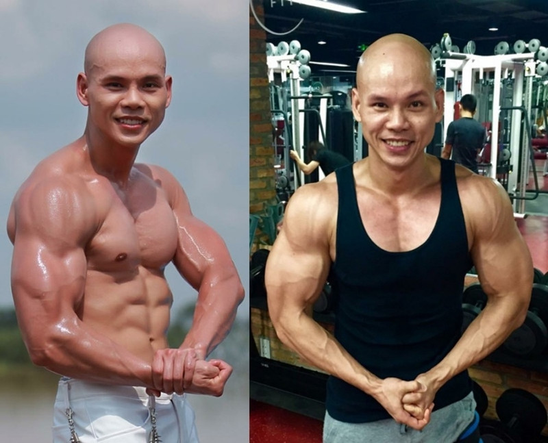 'Anh trai' Phan Đinh Tùng tuổi 49: Body như lực sĩ, hạnh phúc bên vợ kém 12 tuổi - Ảnh 8.