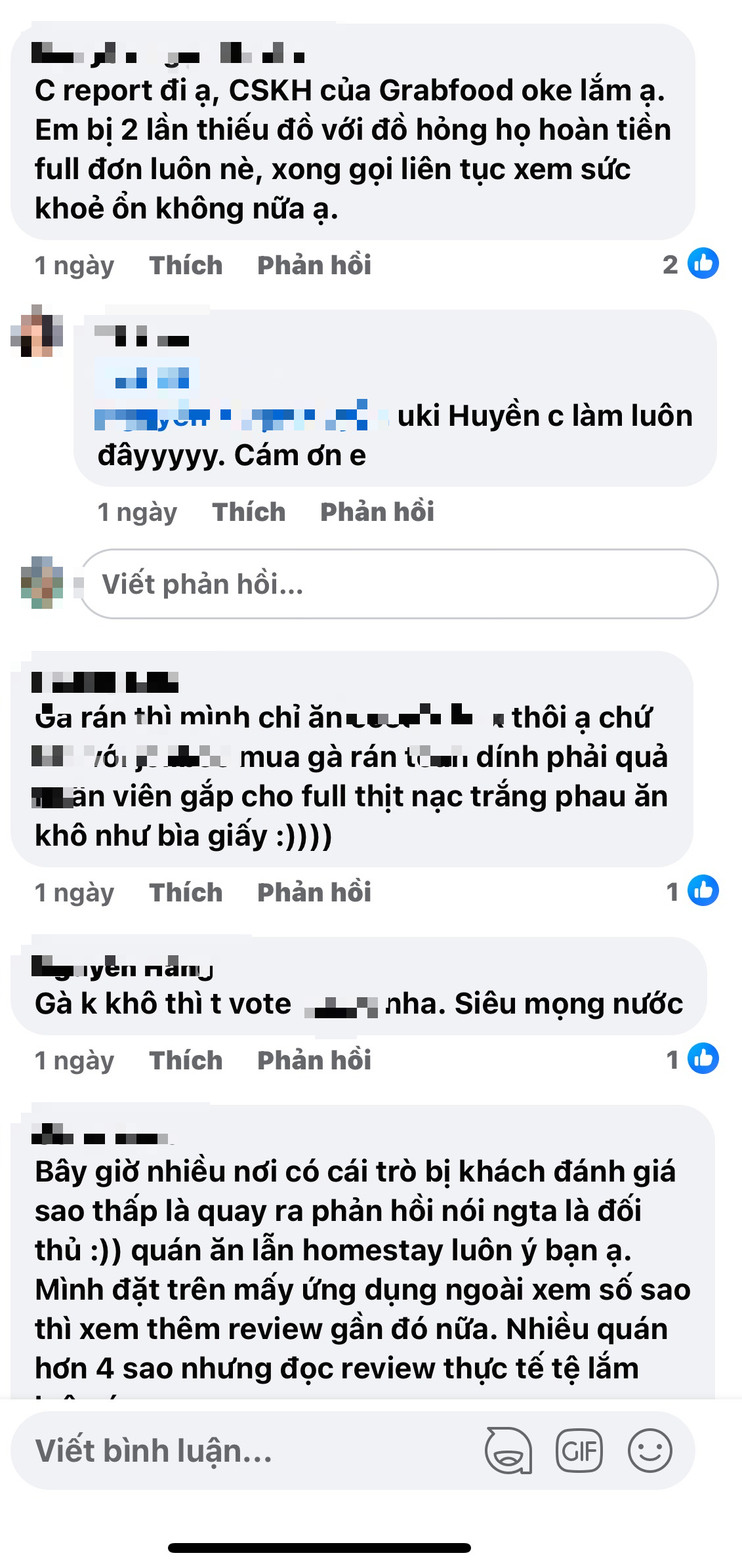 Hà Nội: Phản hồi góp ý về món ăn trên ứng dụng grab đồ ăn, khách hàng bị cho là đối thủ cạnh tranh 'bẩn' của quán- Ảnh 4.