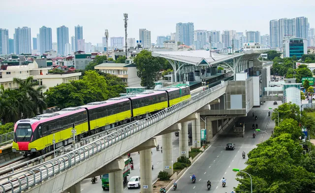 Đường sắt trên cao Nhổn - ga Hà Nội dự kiến đưa vào vận hành thương mại vào giờ Hoàng đạo 9/8- Ảnh 1.