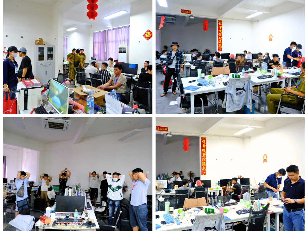 Hành trình 'cất vó' 155 đối tượng lừa đảo ở Tam Giác Vàng- Ảnh 2. Hành trình 'cất vó' 155 đối tượng lừa đảo ở Tam Giác Vàng- Ảnh 2.