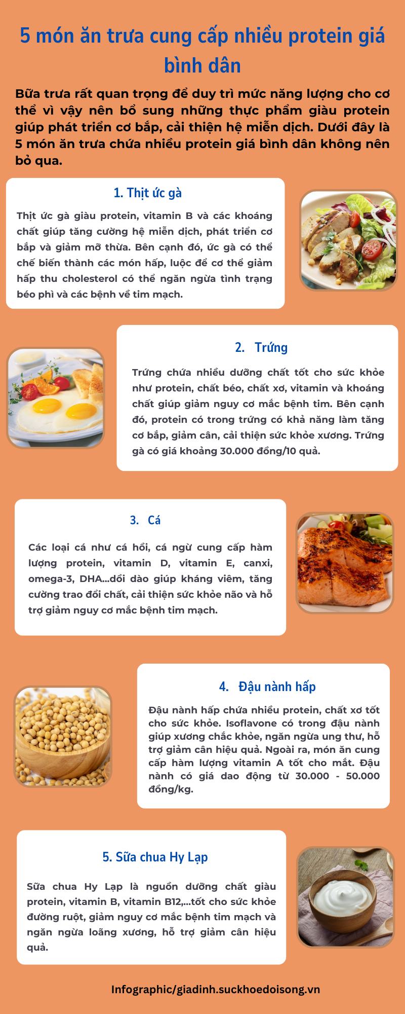 5 món ăn trưa cung cấp nhiều protein giá bình dân - Ảnh 1.