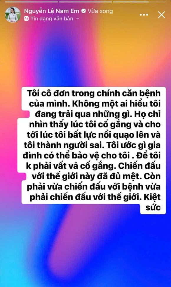 Cuộc sống đầy bất ổn của Hoa khôi Đồng bằng sông Cửu Long, phải kêu: "Xin vũ trụ hãy giúp con"- Ảnh 2.