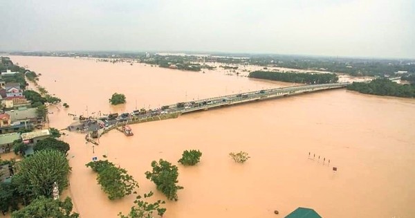 Lũ trên sông Hồng và nhiều sông ở miền Bắc đang xuống