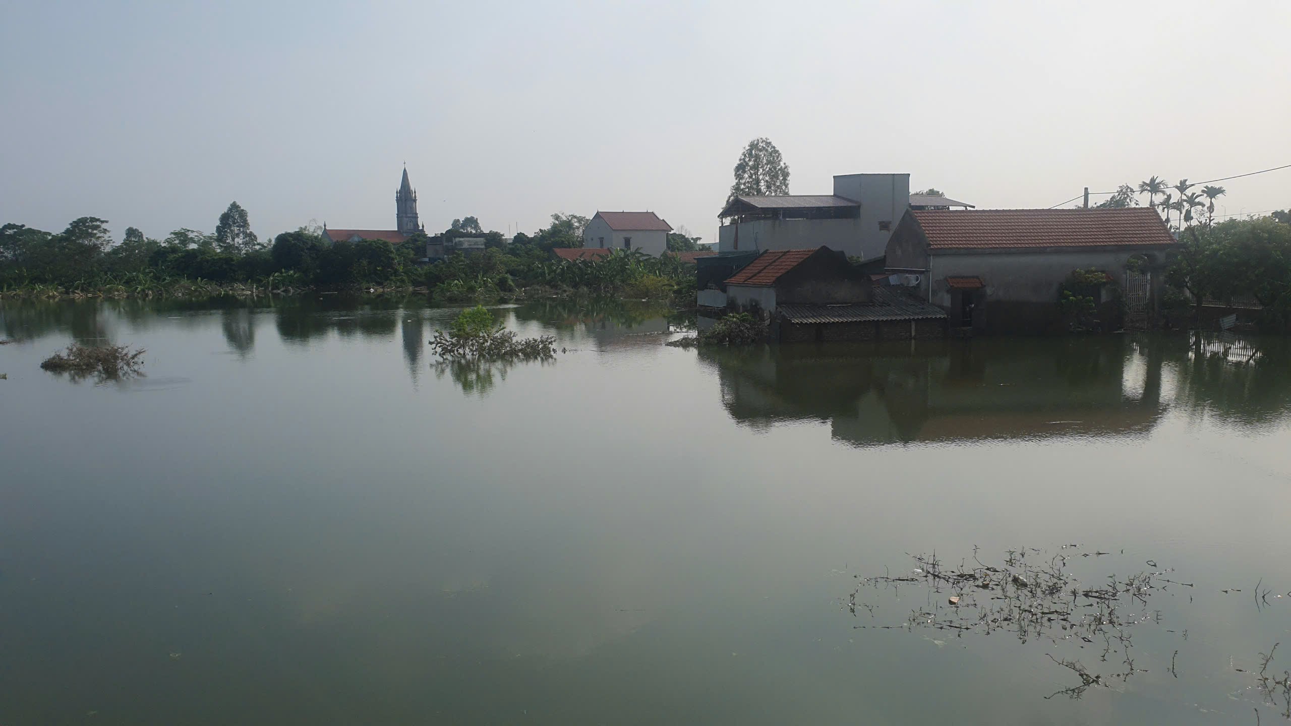 Nam Định: Nước rút chậm người dân vùng 'lũ' ở Ý Yên mòn mỏi ngày 'trở về' - Ảnh 12.