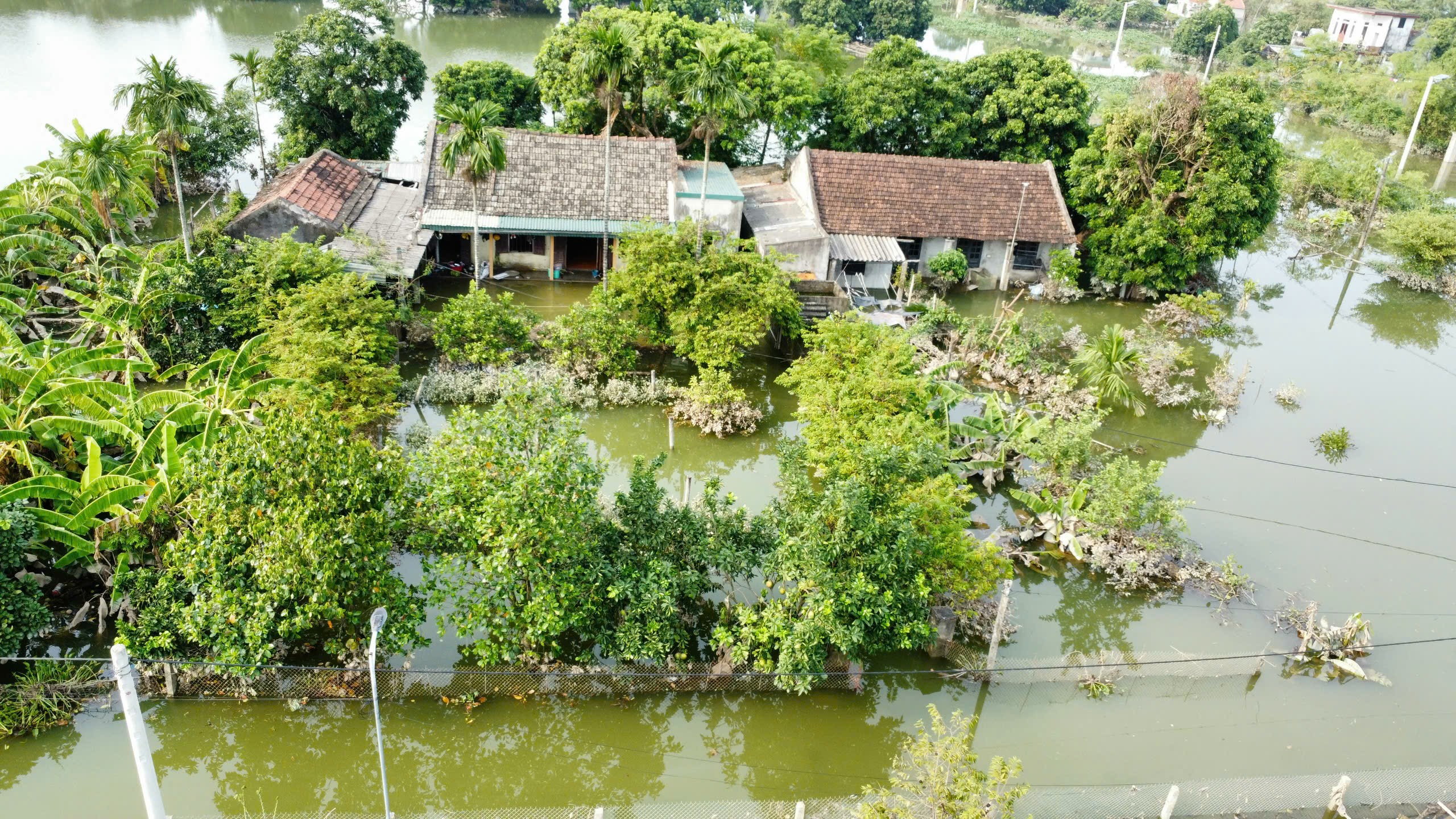 Nam Định: Nước rút chậm người dân vùng 'lũ' ở Ý Yên mòn mỏi ngày 'trở về' - Ảnh 3.