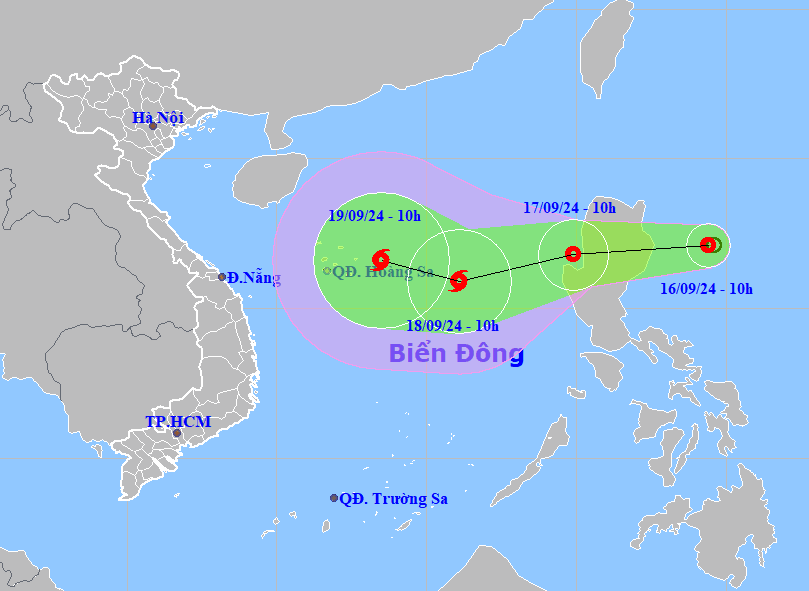 Biển Đông đón áp thấp nhiệt đới, gió giật cấp 9 và khả năng mạnh thành bão - Ảnh 1.