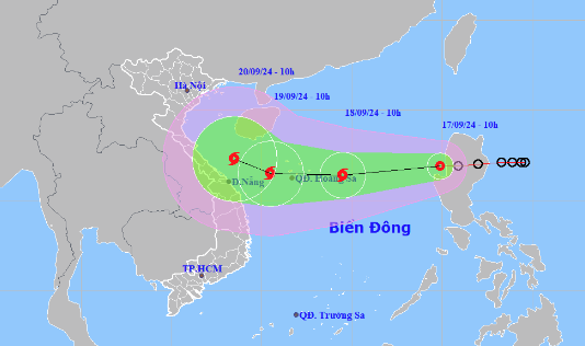 Bão số 4 sắp hình thành trên Biển Đông, khả năng cao hướng vào miền Trung- Ảnh 1.