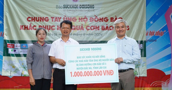 Báo SK&ĐS trao hàng trăm suất quà tổng trị giá 1 tỷ đồng tới đồng bào vùng 'cao nguyên trắng' Bắc Hà, Lào Cai