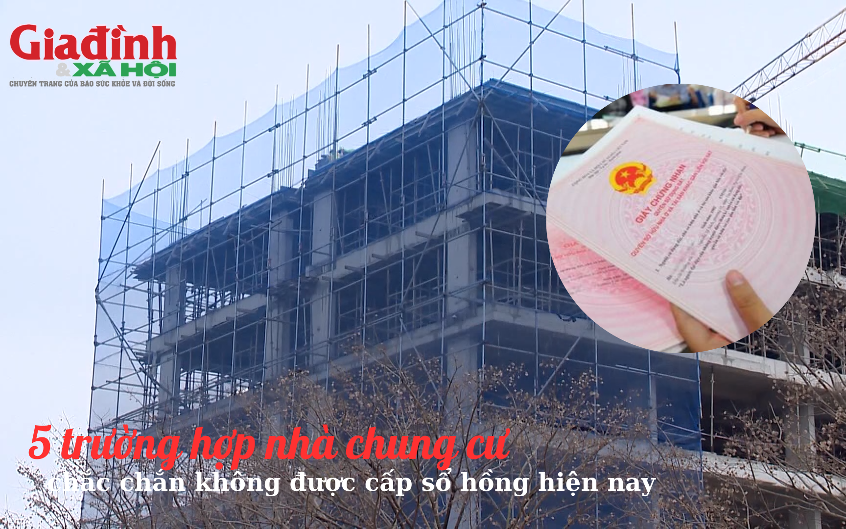 5 trường hợp nh&agrave; chung cư chắc chắn kh&ocirc;ng được cấp sổ hồng hiện nay, khi đi mua nh&agrave; người d&acirc;n cần lưu &yacute; 