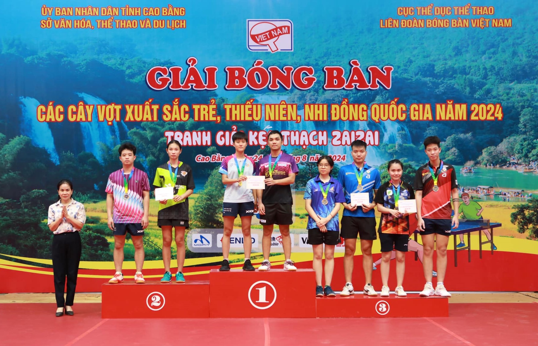 Bóng bàn CAND - T&T về nhất toàn đoàn với 14 huy chương vàng giải trẻ quốc gia - Ảnh 1.