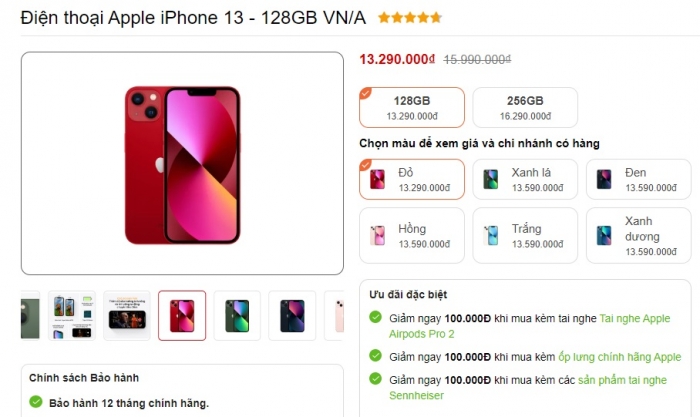 Giá iPhone 11, iPhone 12, iPhone 13 mới nhất giảm sốc, rẻ nhất thị trường vẫn xịn sò không kém Galaxy S23 FE - Ảnh 6.