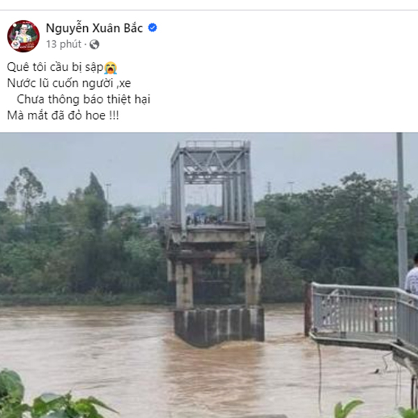 Là người con Phú Thọ, NSND Xuân Bắc, diễn viên Bình An bàng hoàng khi cầu Phong Châu bị sập - Ảnh 1.
