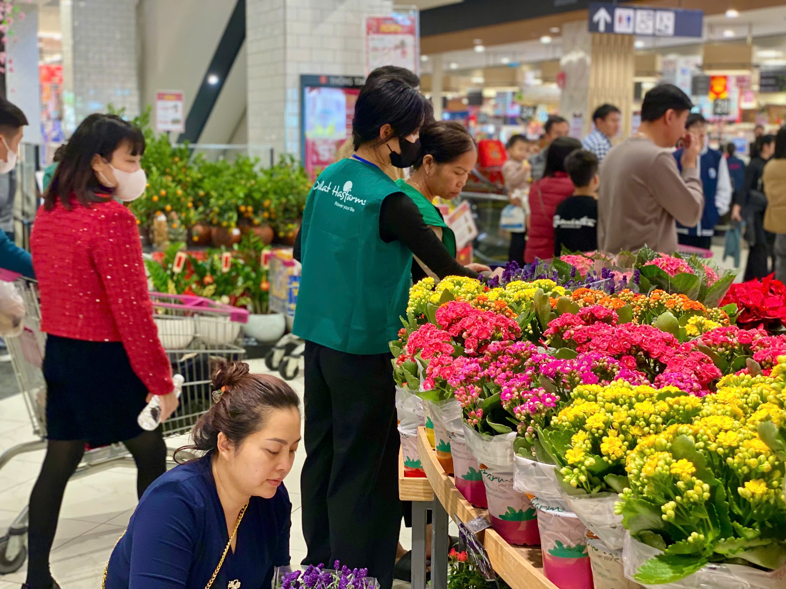 Người dân đổ về chật kín các khu trung tâm thương mại lớn ngày tết Dương lịch - Ảnh 5.