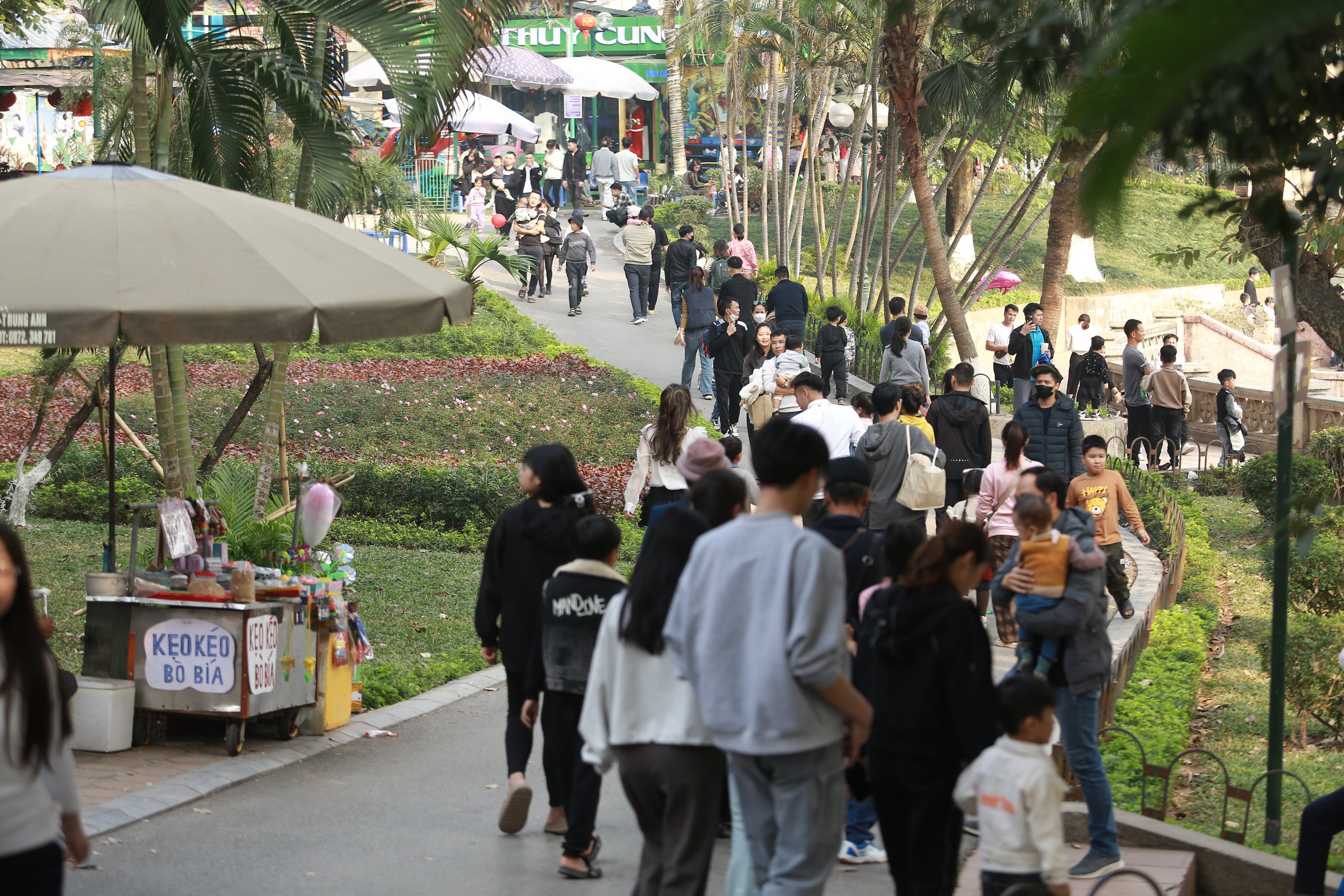 Vườn thú Hà Nội thu hút hàng chục nghìn người trong ngày nghỉ Tết Dương lịch 2025- Ảnh 4.