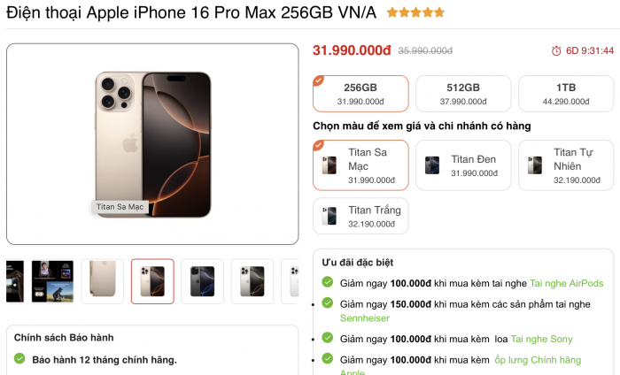 Giá iPhone Pro Max giảm mạnh nhất hiện nay: iPhone 14 Pro Max còn bao nhiêu khiến dân tình 'đứng ngồi không yên' dịp Tết?- Ảnh 11.