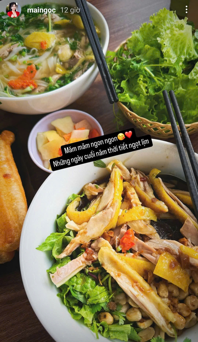 Mang thai con đầu lòng, MC Mai Ngọc thoải mái ăn món ngon Hà Nội- Ảnh 9.