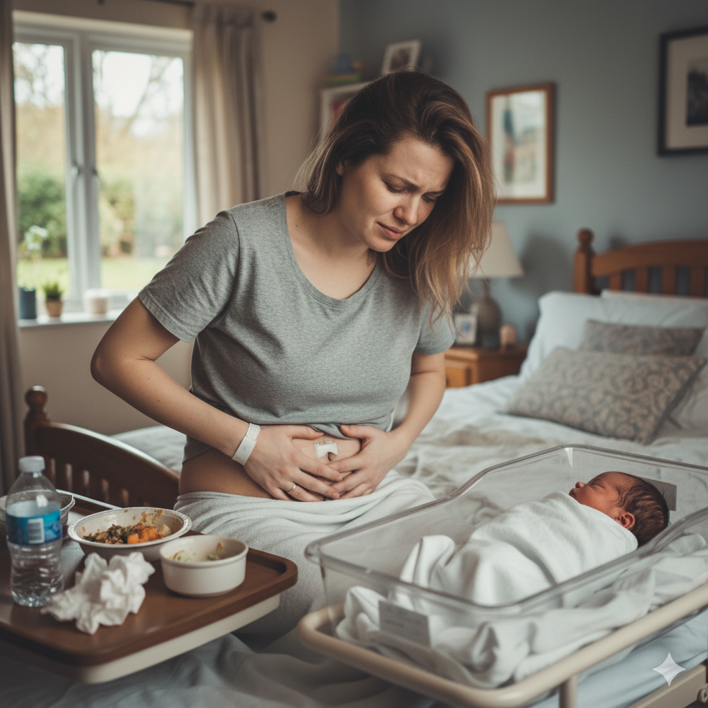 4 nguyên nhân phổ biến gây đau bụng sau sinh và cách khắc phục hiệu quả- Ảnh 1. 4 nguyên nhân phổ biến gây đau bụng sau sinh và cách khắc phục hiệu quả- Ảnh 1.