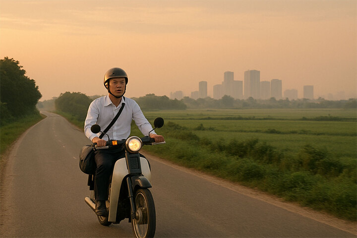 Bán nhà phố về quê, khi hết tiền tôi phải chạy xe máy 40km để đi làm - Ảnh 2.
