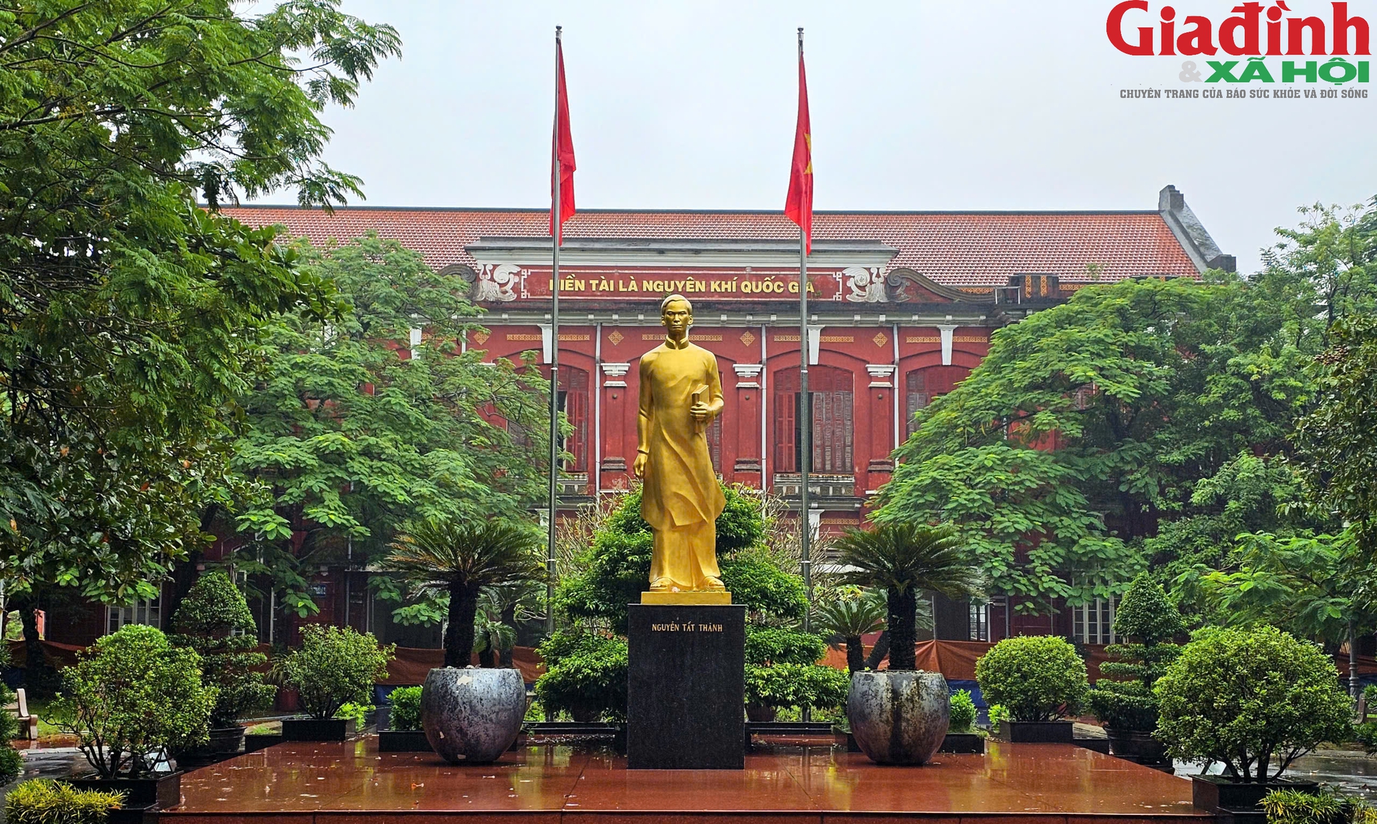 Bên trong ngôi trường trăm tuổi 3 năm liên tiếp có thí sinh lọt vào chung kết Đường lên đỉnh Olympia - Ảnh 3. Bên trong ngôi trường trăm tuổi 3 năm liên tiếp có thí sinh lọt vào chung kết Đường lên đỉnh Olympia - Ảnh 3.