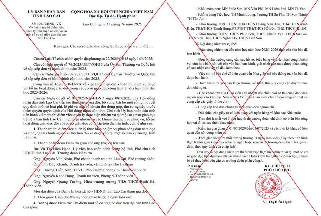 Nam giáo viên làm giả văn bản của tỉnh để tạo uy tín với cấp trên - Ảnh 2. Nam giáo viên làm giả văn bản của tỉnh để tạo uy tín với cấp trên - Ảnh 2.