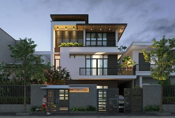 Cách khắc phục hướng cổng phạm phong thủy xấu - Ảnh 1.