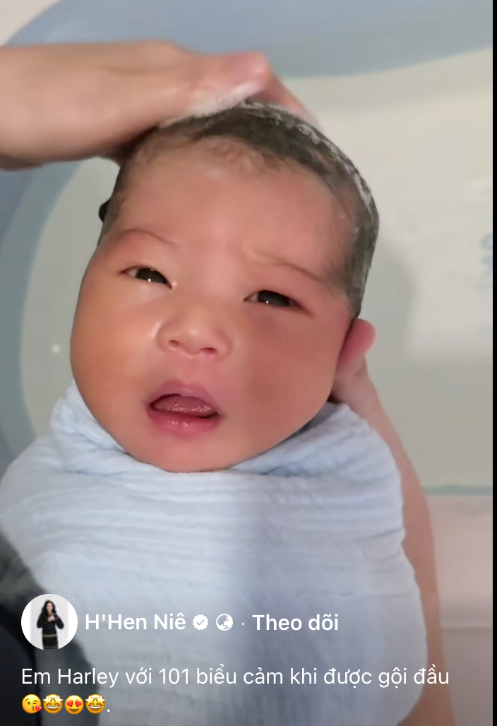Biểu cảm đáng yêu của con gái H'Hen Niê khiến fan mê mẩn - Ảnh 2.