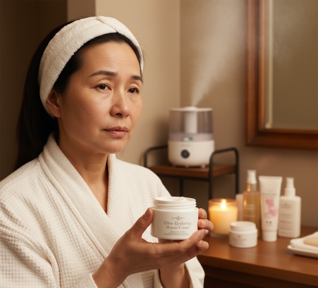 B&iacute; quyết để l&agrave;n da kh&ocirc;ng bị nếp nhăn m&ugrave;a hanh kh&ocirc;- Ảnh 3.