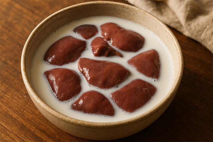 Vì sao làm pate phải ngâm gan với sữa? - Ảnh 1.