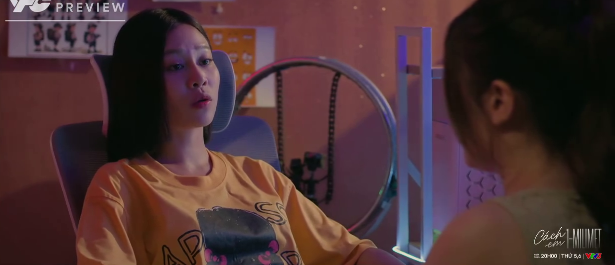 Cách em 1 milimet - Tập 22: Con gái ông trùm tới quán thịt xiên dò hỏi về Thư 'ống bơ' - Ảnh 5.