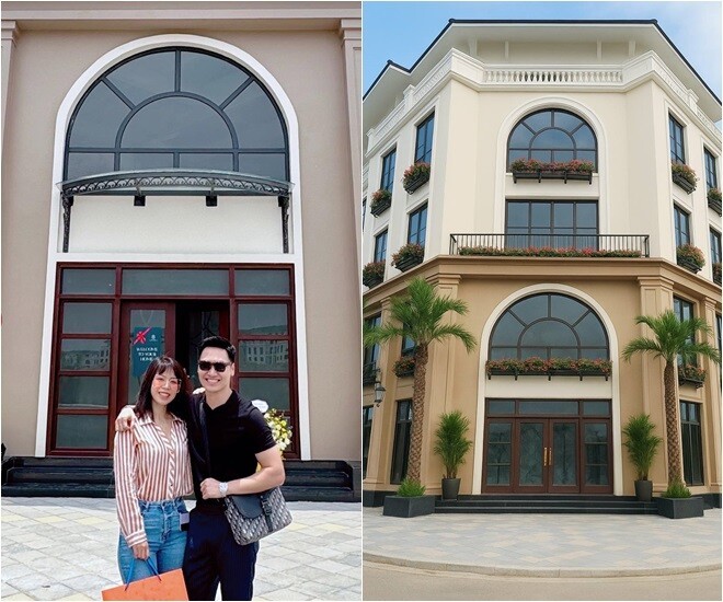 Vợ chồng Mạnh Trường rải đá thạch anh cho phong thủy biệt thự mới - Ảnh 1.