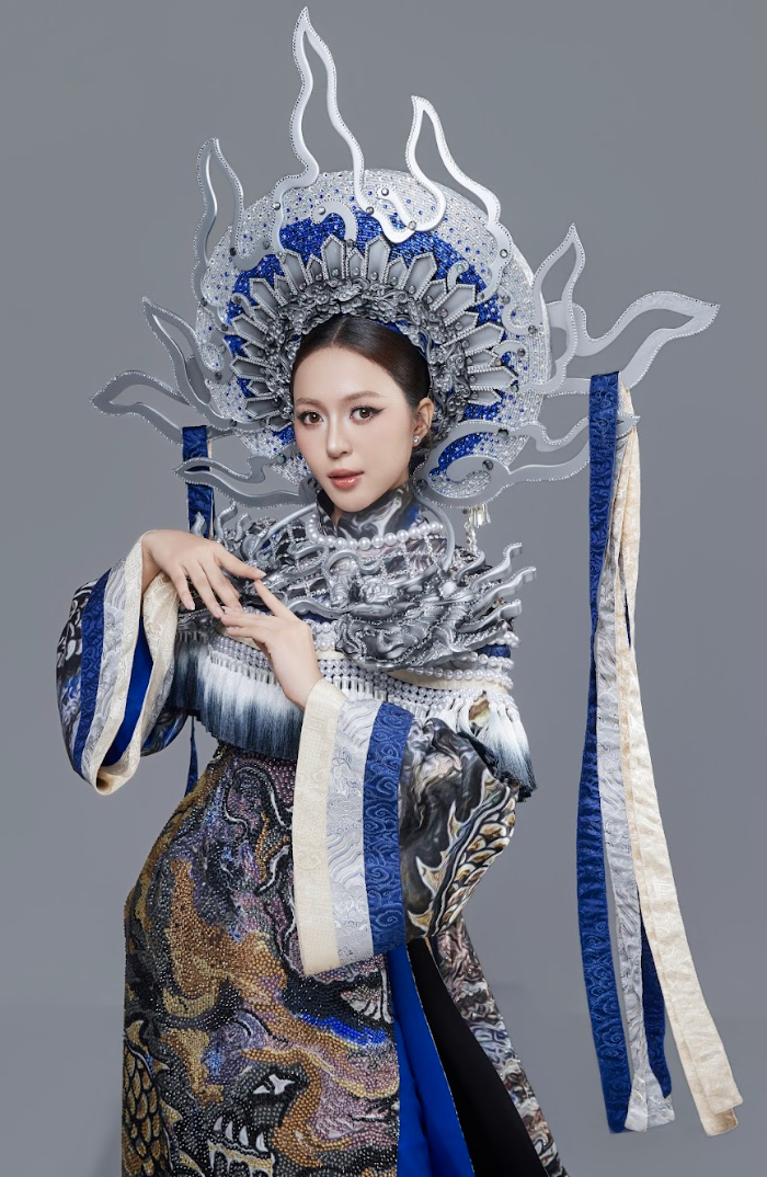 Kiều Duy gây tiếc nuối với trang phục dân tộc tại Miss International 2025 - Ảnh 3. Kiều Duy gây tiếc nuối với trang phục dân tộc tại Miss International 2025 - Ảnh 3.