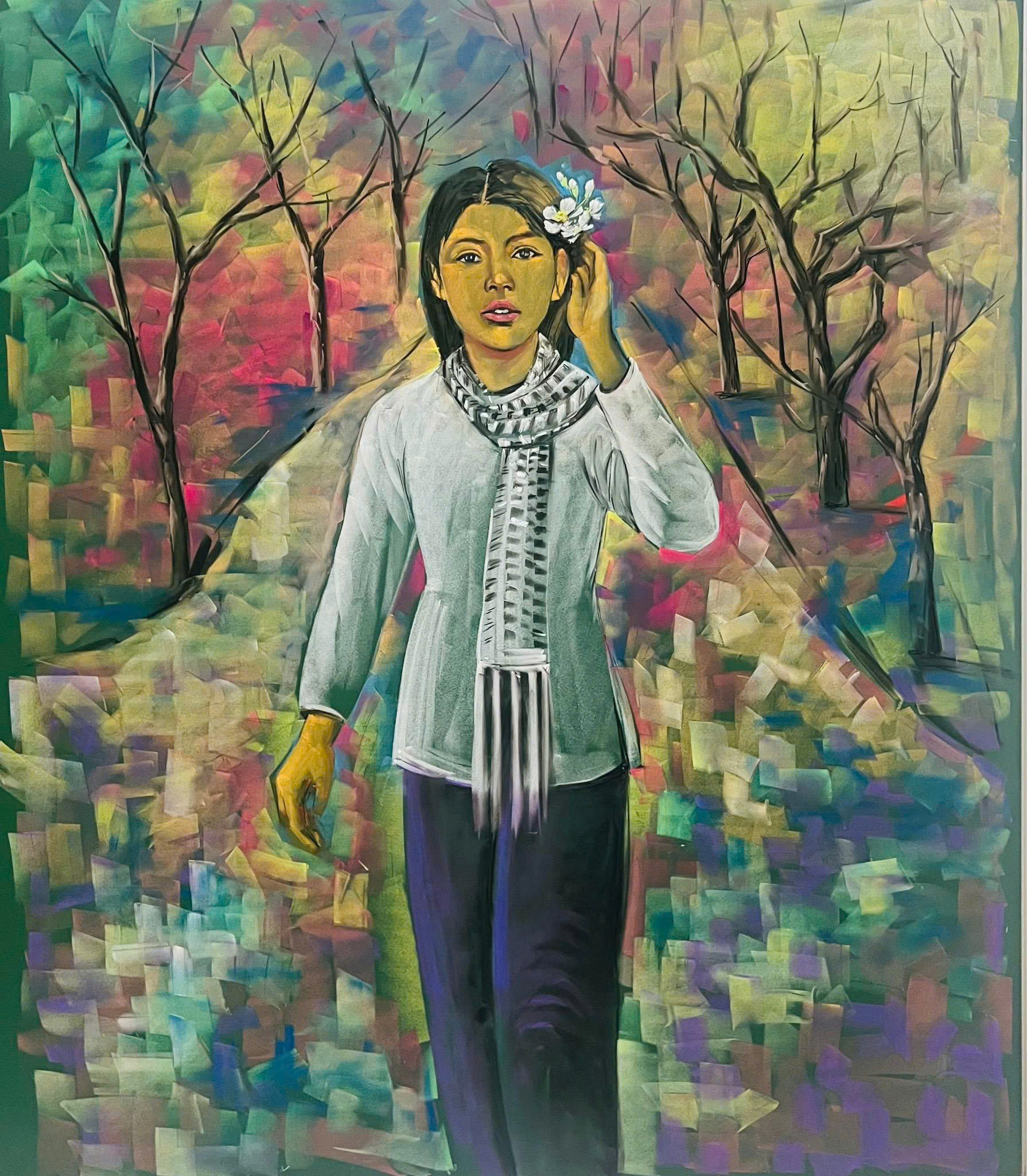 Người thầy có hơn 500 tranh phấn nổi tiếng gửi lời tri ân lực lượng CAND nhân ngày phòng, chống HIV/AIDS - Ảnh 15.