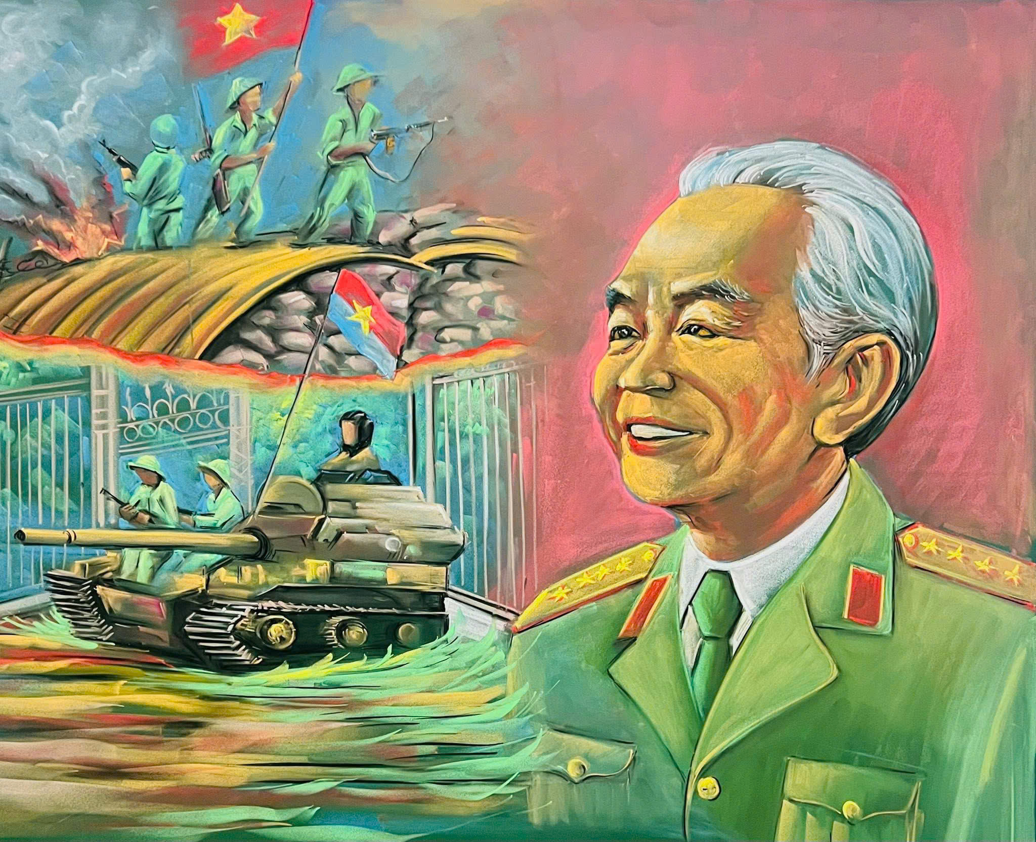 Người thầy có hơn 500 tranh phấn nổi tiếng gửi lời tri ân lực lượng CAND nhân ngày phòng, chống HIV/AIDS - Ảnh 14.