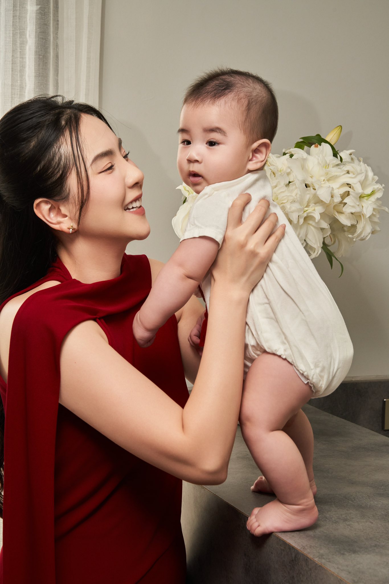 Bé Panda nhà MC Mai Ngọc ' đốn tim ' fan với nụ cười đáng yêu - Ảnh 8.