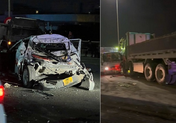 Cục CSGT thông tin về nguyên nhân vụ tai nạn trên đường Vành đai 3- Ảnh 1.