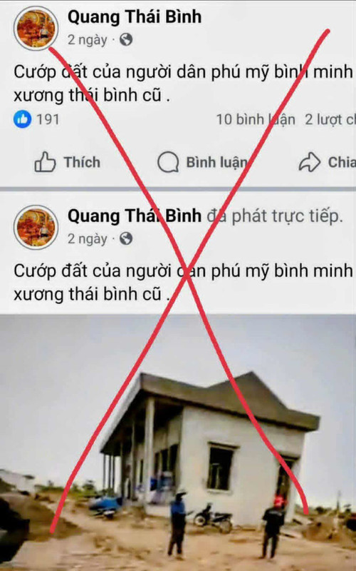 Xử phạt 7,5 triệu đồng chủ tài khoản Facebook “Quang Thái Bình” thông tin sai sự thật - Ảnh 2.