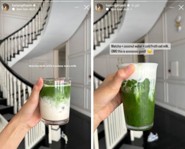 Thức uống yêu thích của tăng Thanh Hà: Matcha latte gây sốt hè 2025 - Ảnh 2.