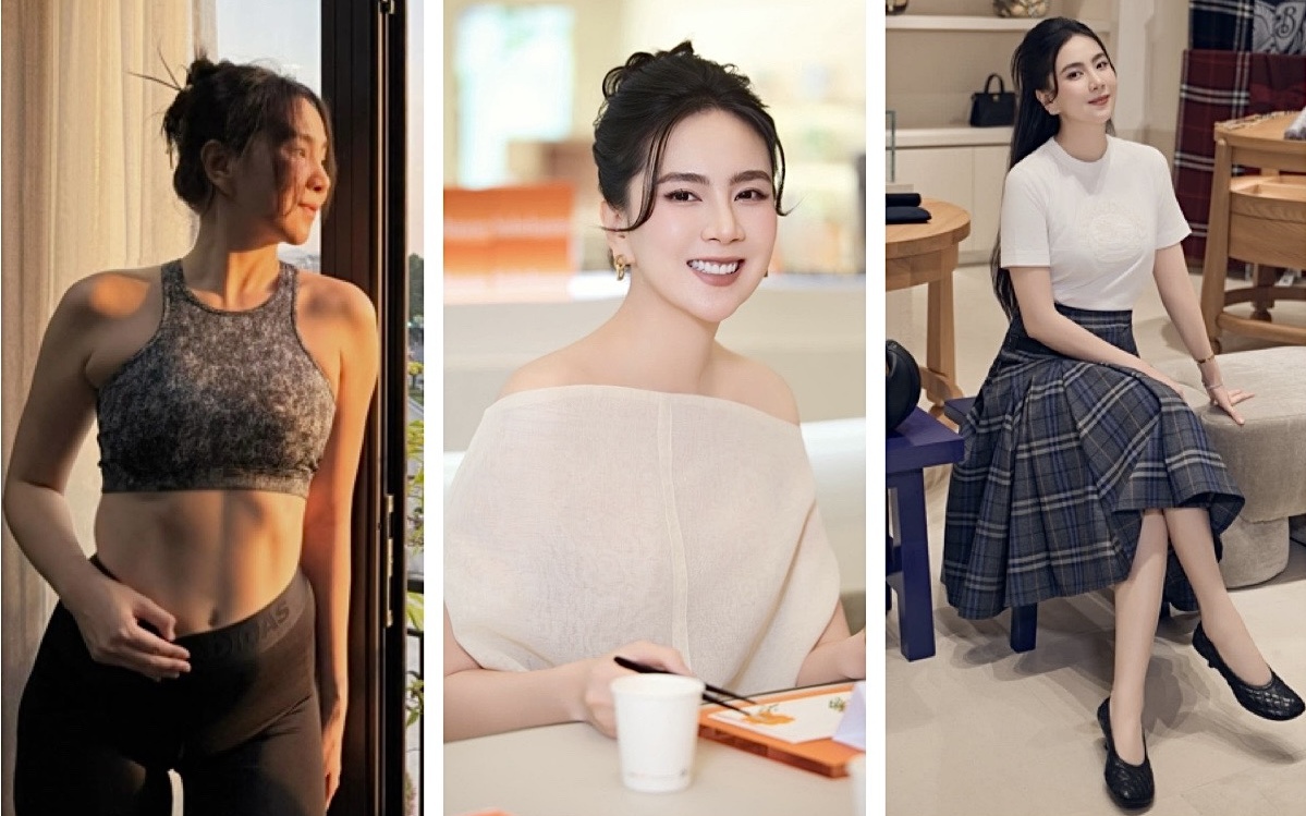 Sau 7 tháng sinh con, Mai Ngọc về dáng thon gọn khiến mẹ bỉm sữa ngưỡng mộ