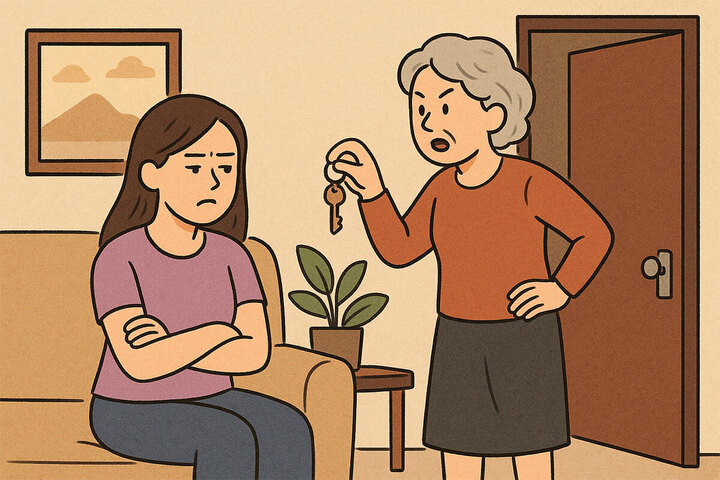 Nhà của tôi nhưng mẹ chồng cầm chìa khóa, thích là đến không bao giờ báo trước - Ảnh 2.