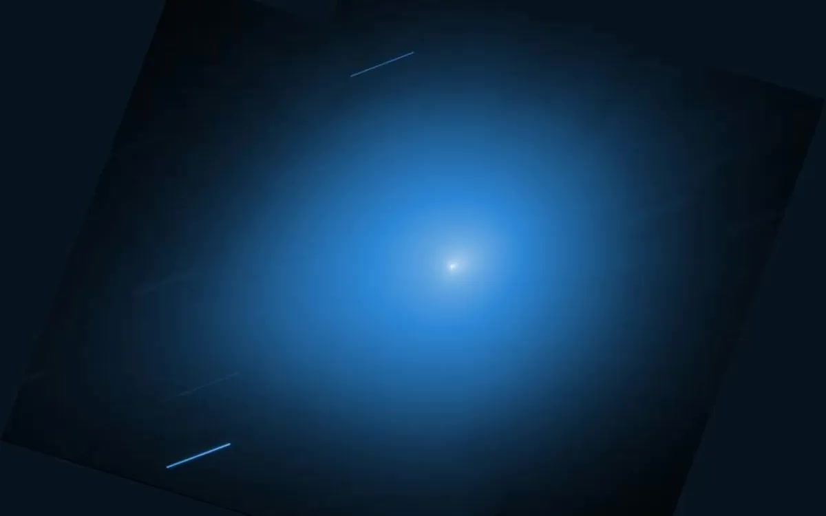 K&iacute;nh viễn vọng Hubble quan s&aacute;t sao chổi li&ecirc;n sao 3I/ATLAS lần thứ 2 v&agrave;o ng&agrave;y 30/11 (Ảnh: NASA, ESA, STScI)