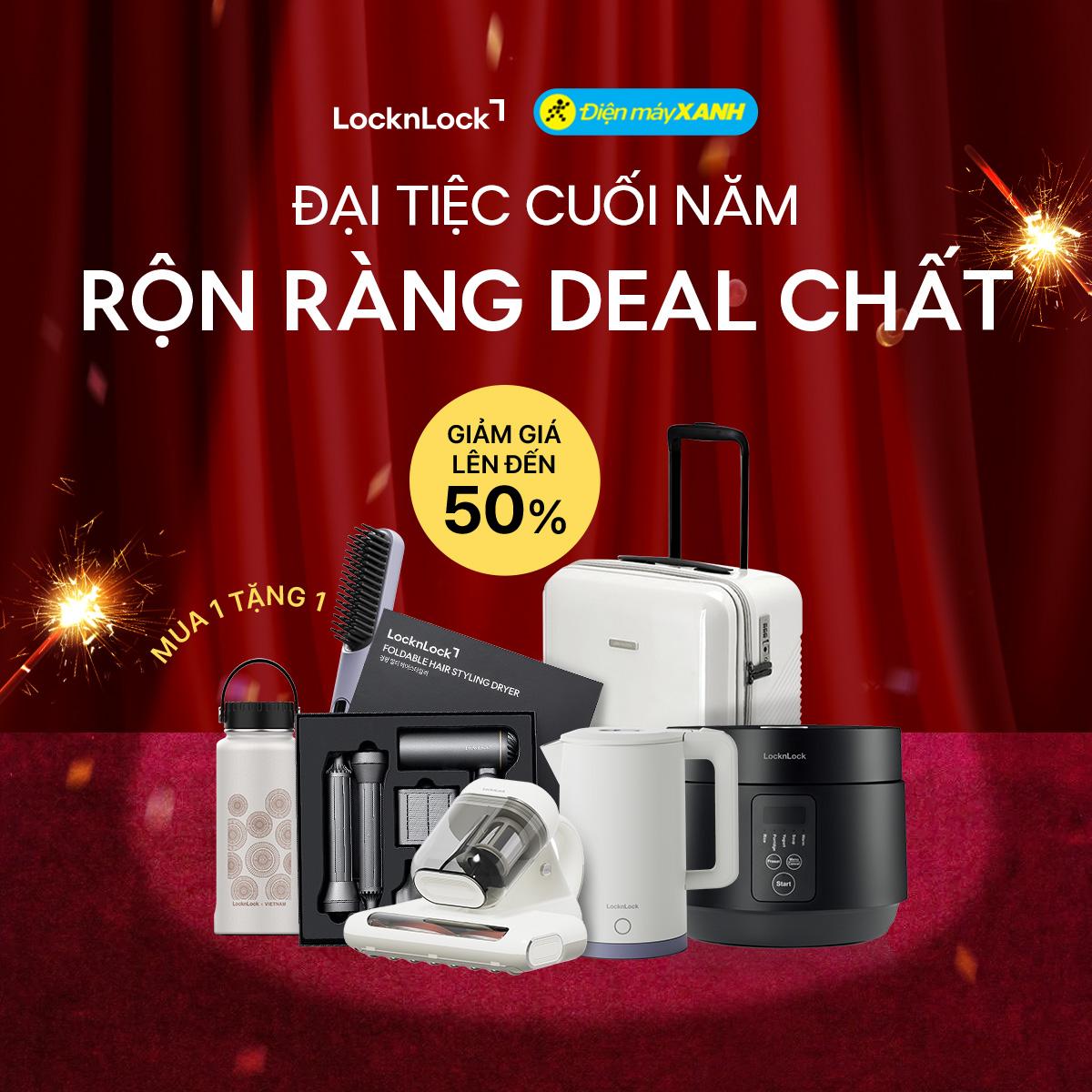 LocknLock x Điện Máy Xanh: Khai mở “Đại tiệc cuối năm – Rộn ràng deal chất”! - Ảnh 1.