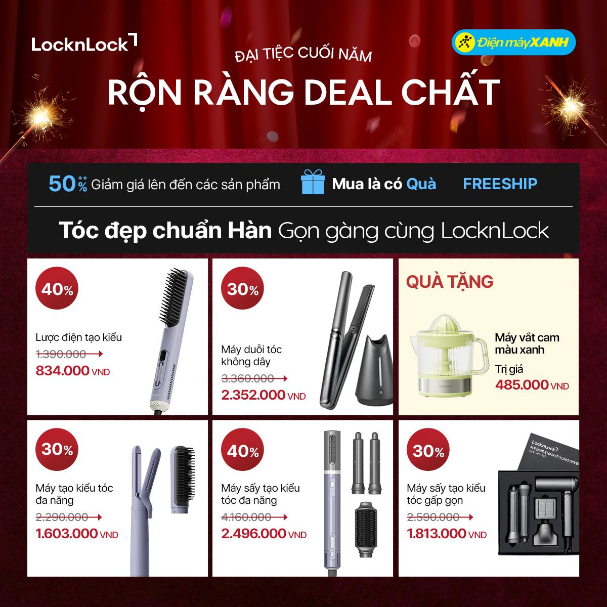 LocknLock x Điện Máy Xanh: Khai mở “Đại tiệc cuối năm – Rộn ràng deal chất”! - Ảnh 3.