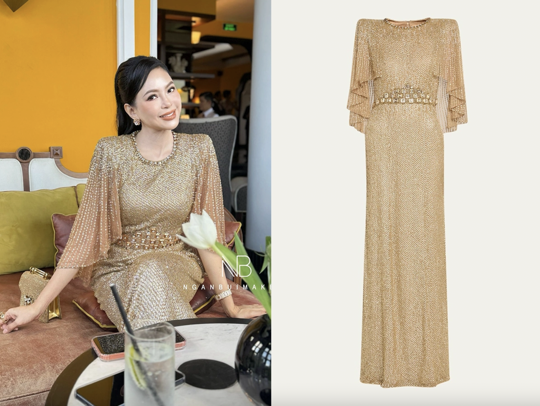 Vợ tỷ phú Johnathan Hạnh Nguyễn gây ấn tượng với thiết kế đầm triệu đồng - Ảnh 3. Vợ tỷ phú Johnathan Hạnh Nguyễn gây ấn tượng với thiết kế đầm triệu đồng - Ảnh 3.