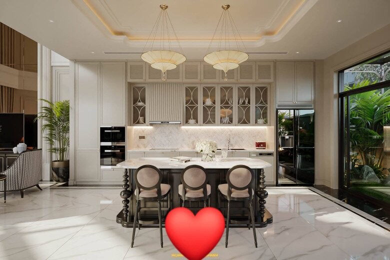 Biệt thự mới của vợ chồng Mạnh Trường: Kh&aacute;m ph&aacute; kh&ocirc;ng gian sống sang trọng - Ảnh 6.