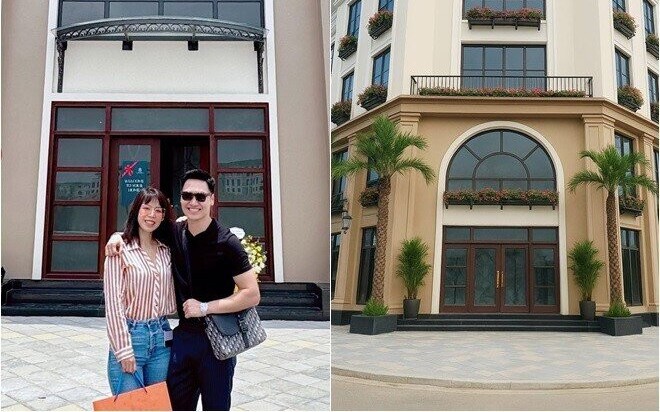 Cho&aacute;ng ngợp trước biệt thự mới toanh của vợ chồng Mạnh Trường