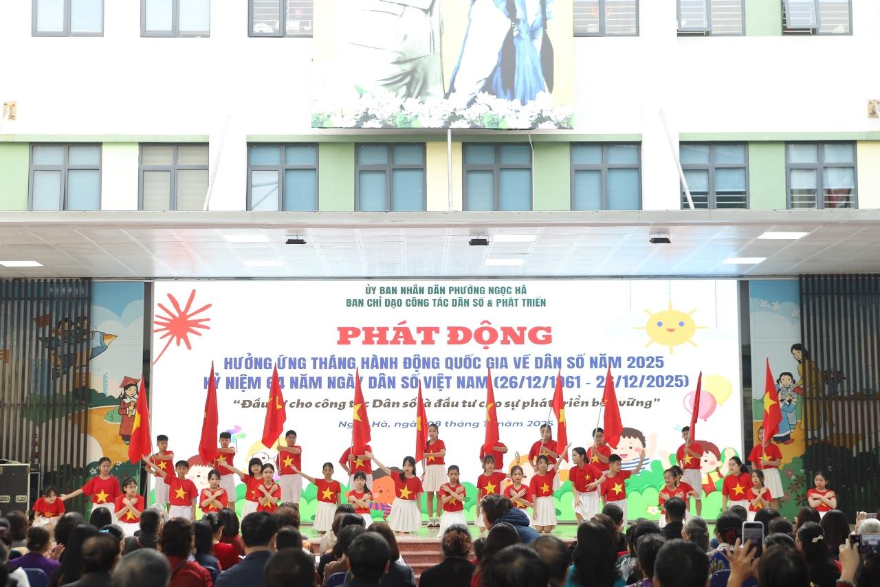 Phường Ngọc H&agrave; ph&aacute;t động Th&aacute;ng h&agrave;nh động quốc gia về d&acirc;n số năm 2025 - Ảnh 2.