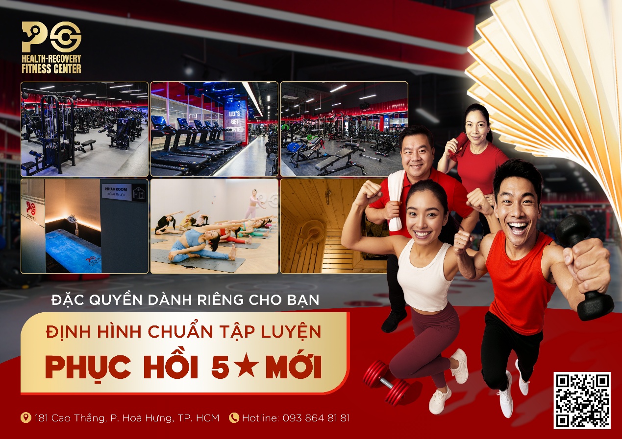 PCS Health - Recovery - Fitness Center, định h&igrave;nh chuẩn tập luyện phục hồi 5 sao mới - Ảnh 1.