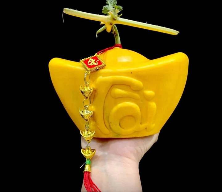 Những loại quả độc lạ chưa Tết đ&atilde; h&uacute;t kh&aacute;ch - Ảnh 4.